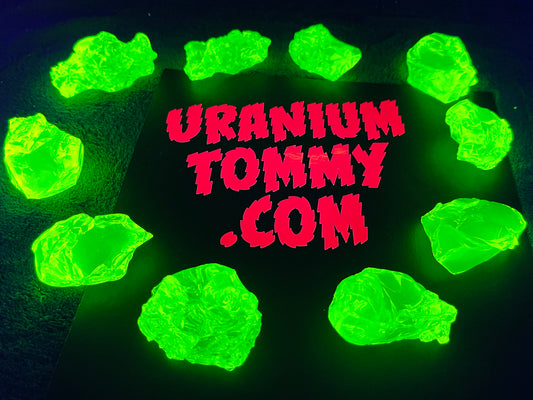 Uranium Glass Cullet Chunks