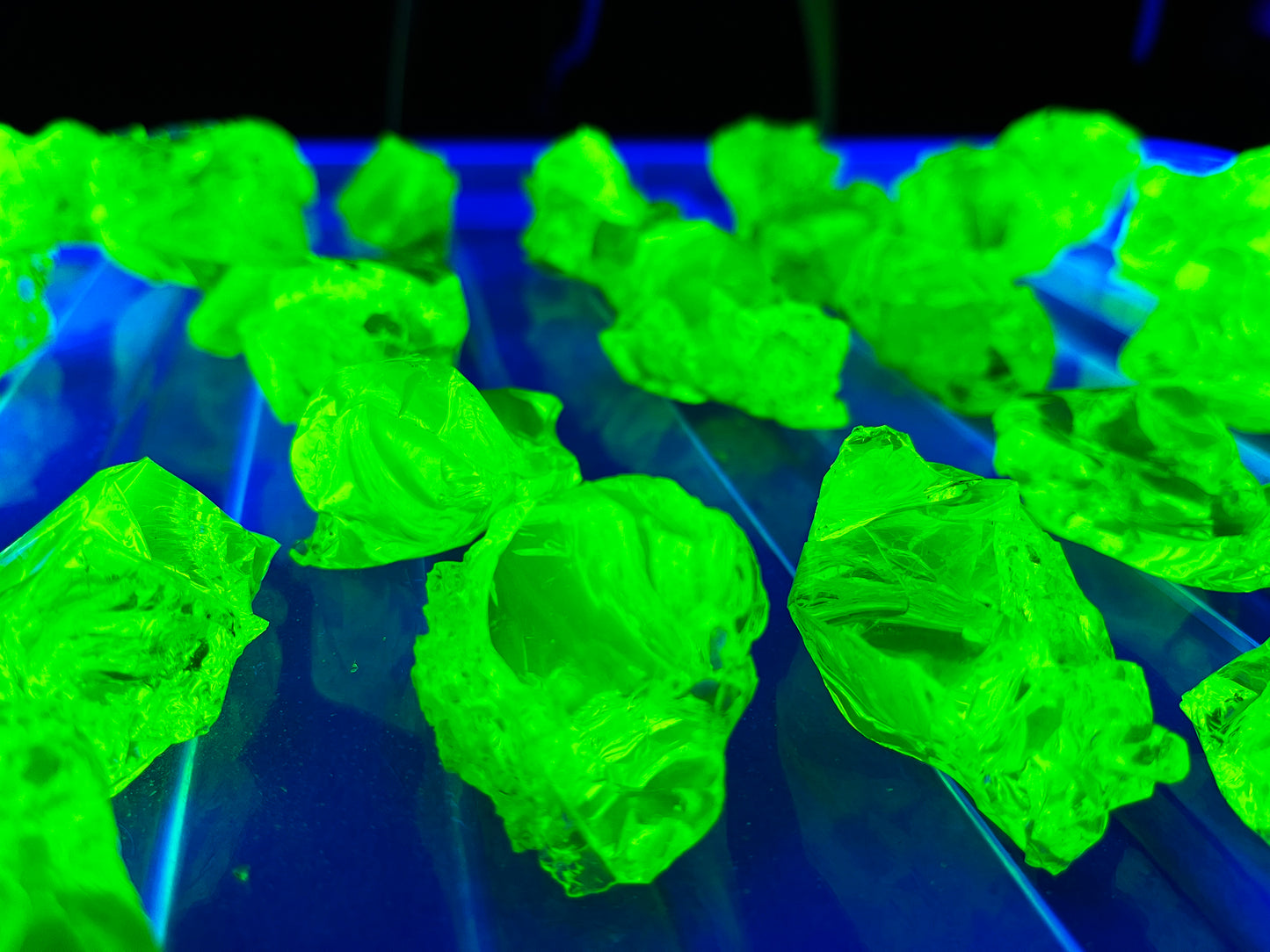 Uranium Glass Cullet Chunks