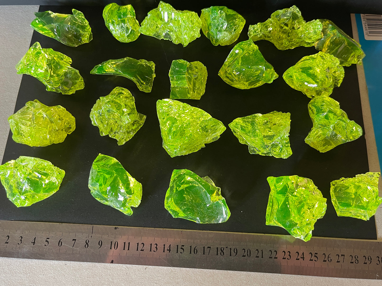 Uranium Glass Cullet Chunks