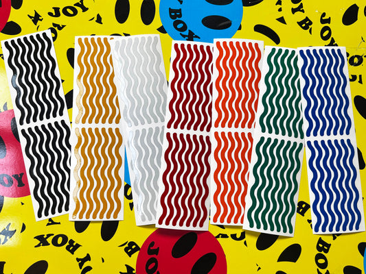 Valueviz Reflective Wiggles (Medium) Stickers