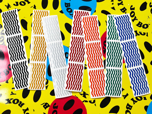 Valueviz Reflective Wiggles (Small) Stickers