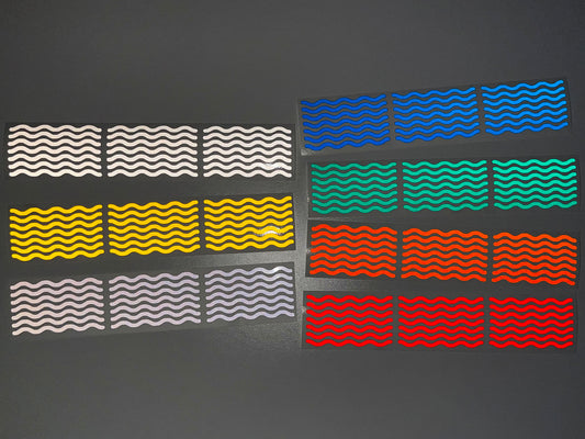 Valueviz Reflective Wiggles (Small) Stickers