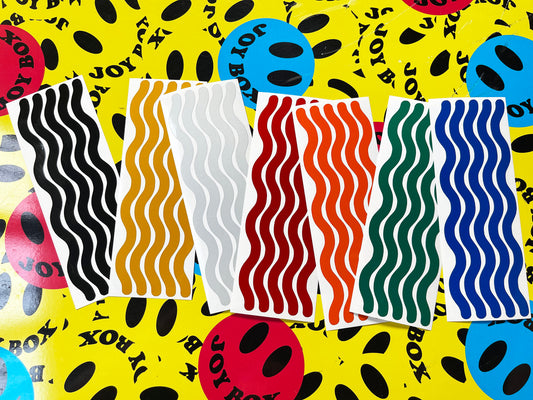 Valueviz Reflective Wiggles (Extra Large) Stickers