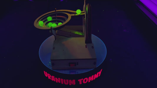 Uranium Glass Marble Run