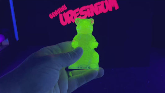 Uranium Glass Resin Rabbit (Uresinium)