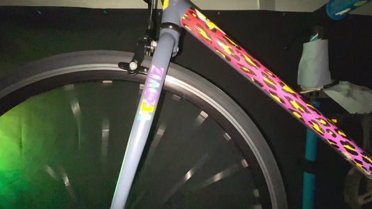 Reflective Rainbow Bright Strip Wheel Rim Stickers