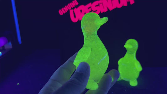Uranium Glass Resin Tall Duck (Uresinium)