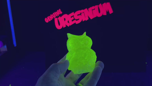 Uranium Glass Resin Owl (Uresinium)