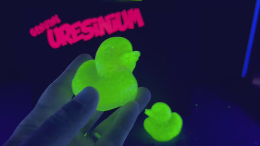 Uranium Glass Resin Rubber Duck (Uresinium)