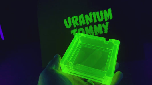 Uranium Glass Ashtray