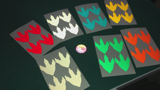 Valueviz Dinosaur Footprint (Medium) Stickers