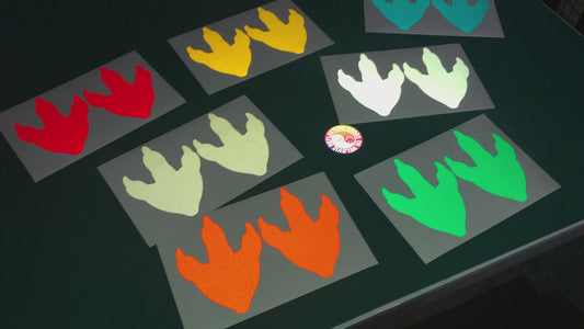 Valueviz Dinosaur Footprint (Large) Stickers