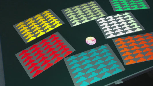 Valueviz Reflective Cloud Stickers