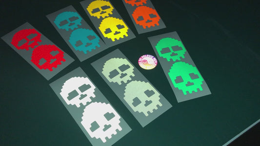 Valueviz Reflective Skulls (Large) Stickers