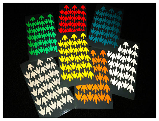 Valueviz Dinosaur Footprint (Extra Small) Stickers