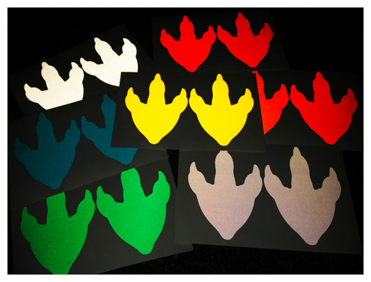 Valueviz Dinosaur Footprint (Large) Stickers