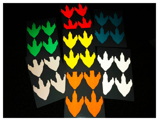 Valueviz Dinosaur Footprint (Medium) Stickers