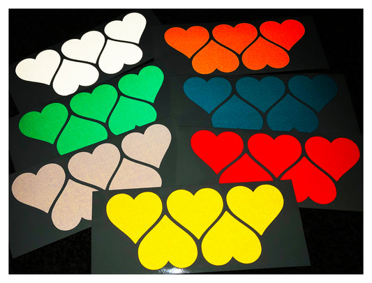 Valueviz Reflective Heart (Large) Stickers