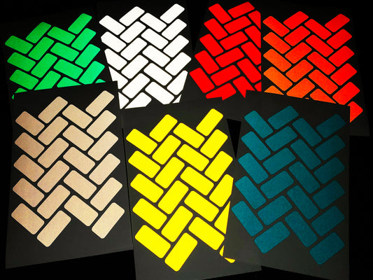 Valueviz Reflective Herringbone (Large) Stickers