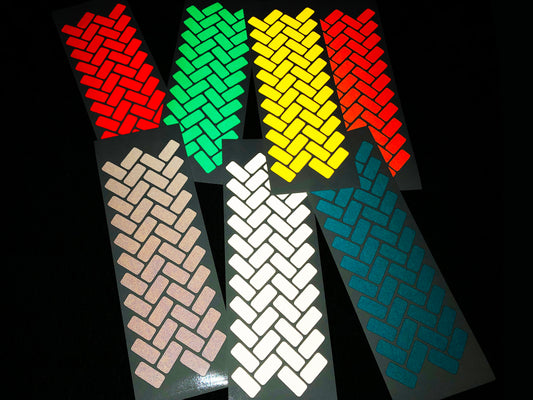 Valueviz Reflective Herringbone (Small) Stickers