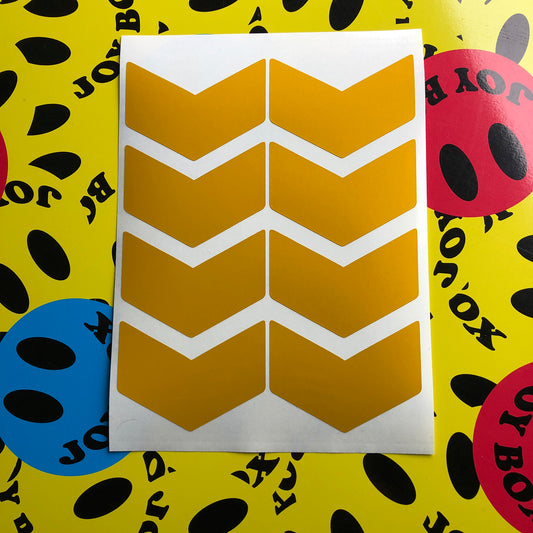 Valueviz Reflective 3 Inch Chevron Stickers