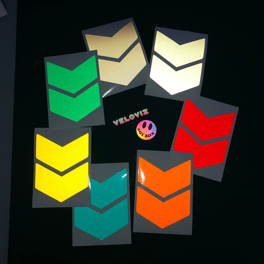 Valueviz Reflective 5 Inch Chevron Stickers