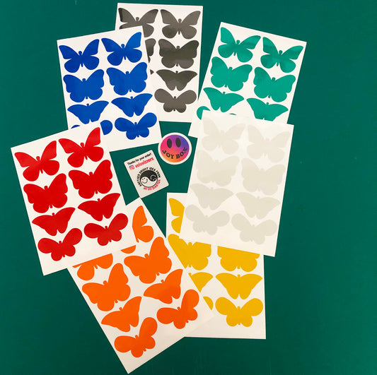 Valueviz Reflective Butterfly Stickers