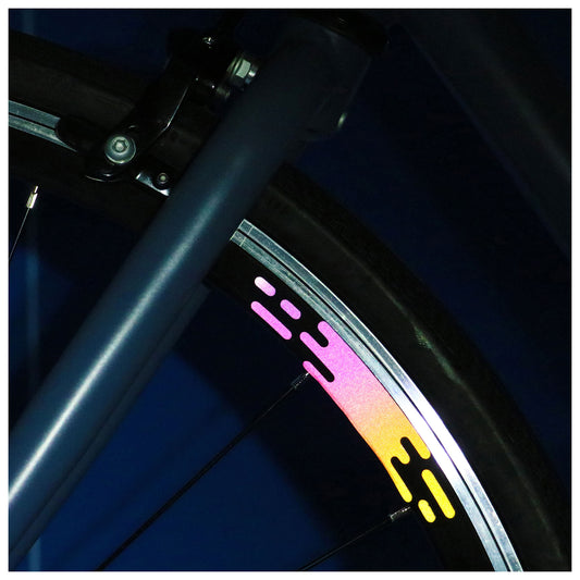 veloviz reflective bike and helmet stickers