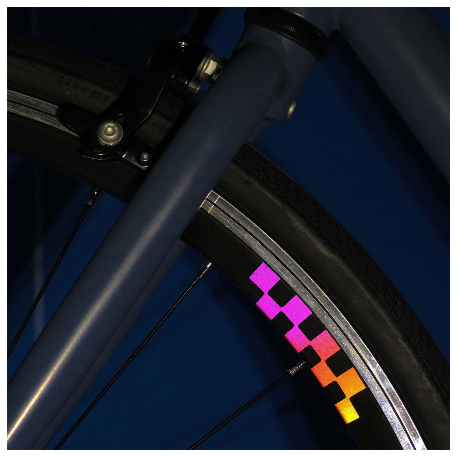 Bicycle Accessories Reflective Bike Wheel Stickers Reflective