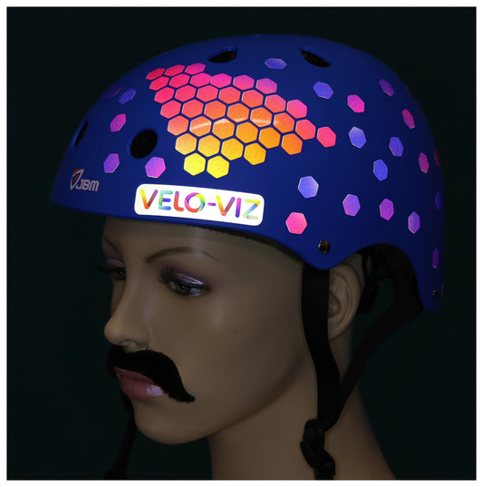veloviz reflective bike and helmet stickers