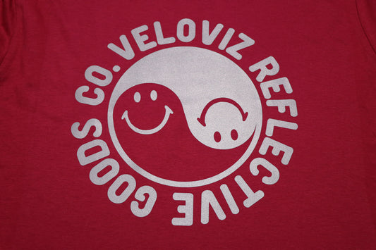 Reflective T Shirts - Reflective Goods Co - Red (Mens)