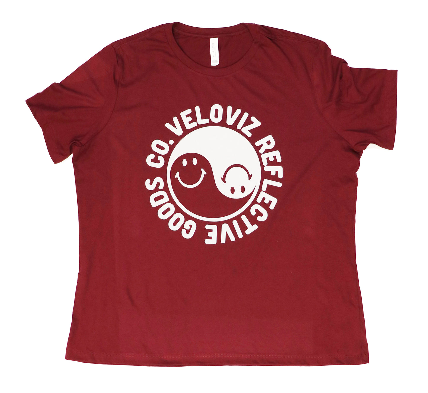 Reflective T Shirts - Reflective Goods Co - Red (Womens)