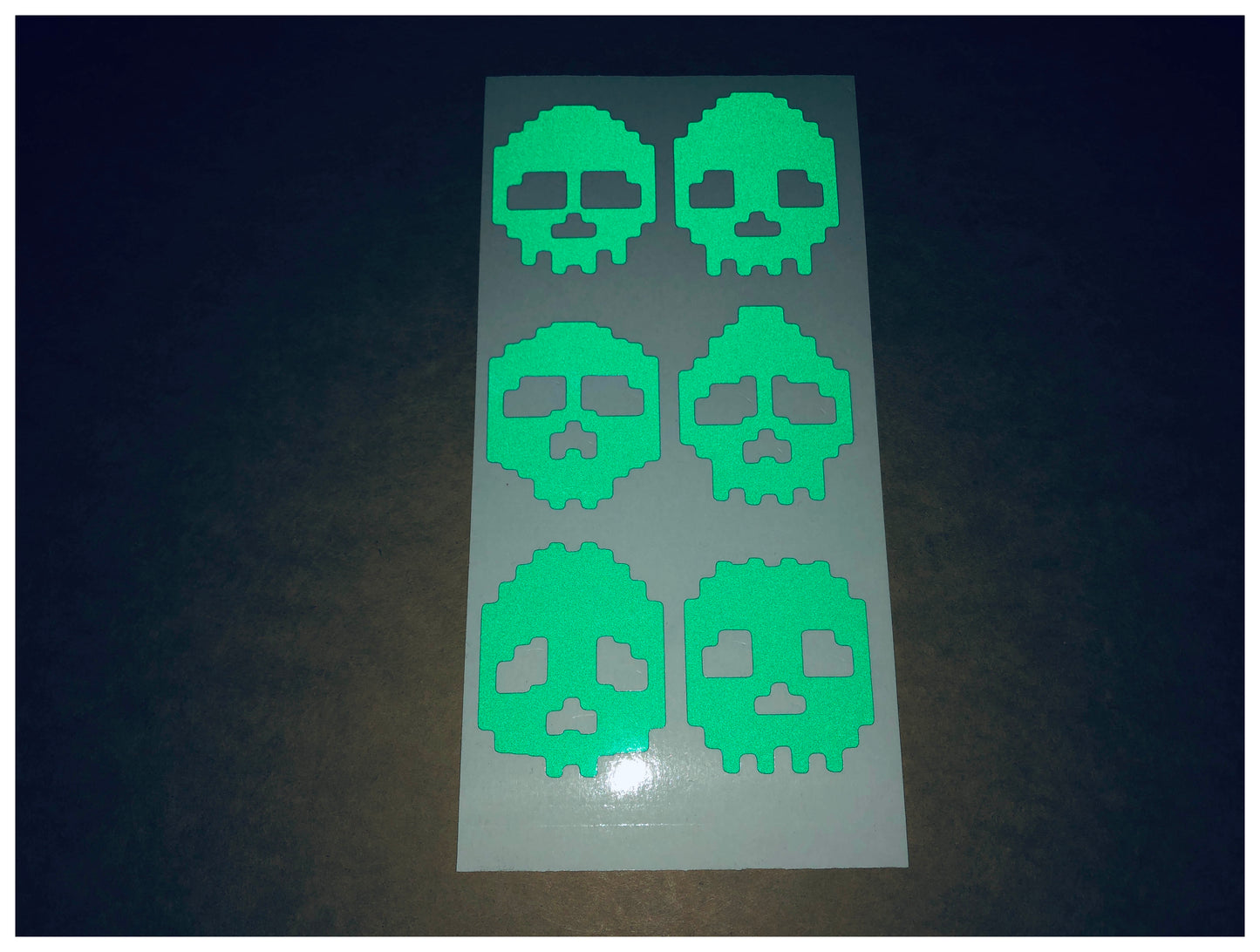 Valueviz Reflective Skulls Stickers