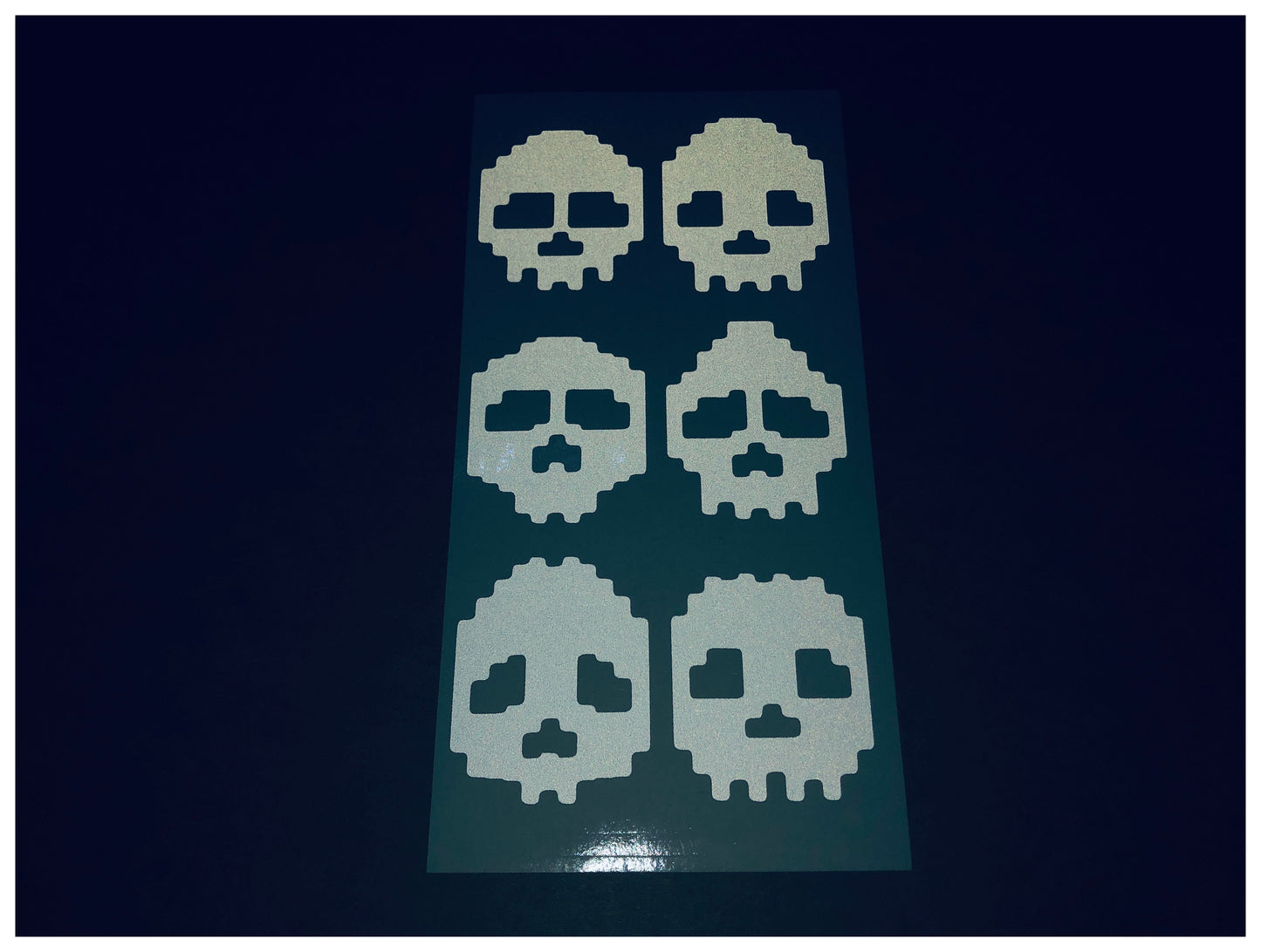 Valueviz Reflective Skulls Stickers