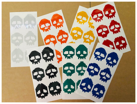Valueviz Reflective Skulls Stickers