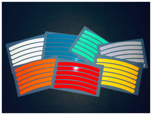 Valueviz Reflective Strip Wheel Rim Stickers