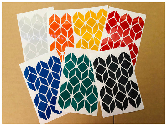 Valueviz Reflective Geometric Stickers