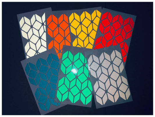 Valueviz Reflective Geometric Stickers