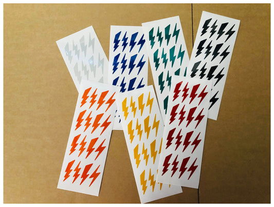Valueviz Reflective Lightning Bolt Stickers
