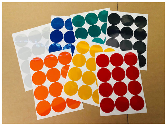 Valueviz Reflective Circle Stickers