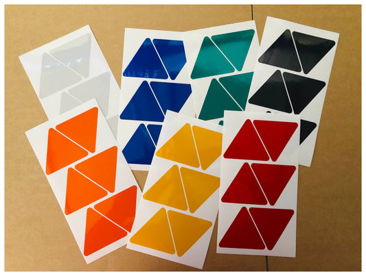 Valueviz Reflective Triangle Stickers