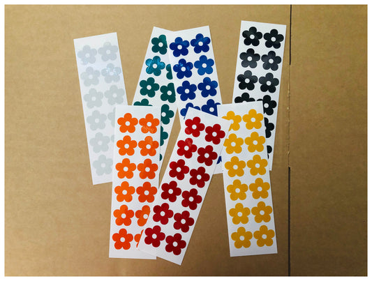 Valueviz Reflective Flower Stickers