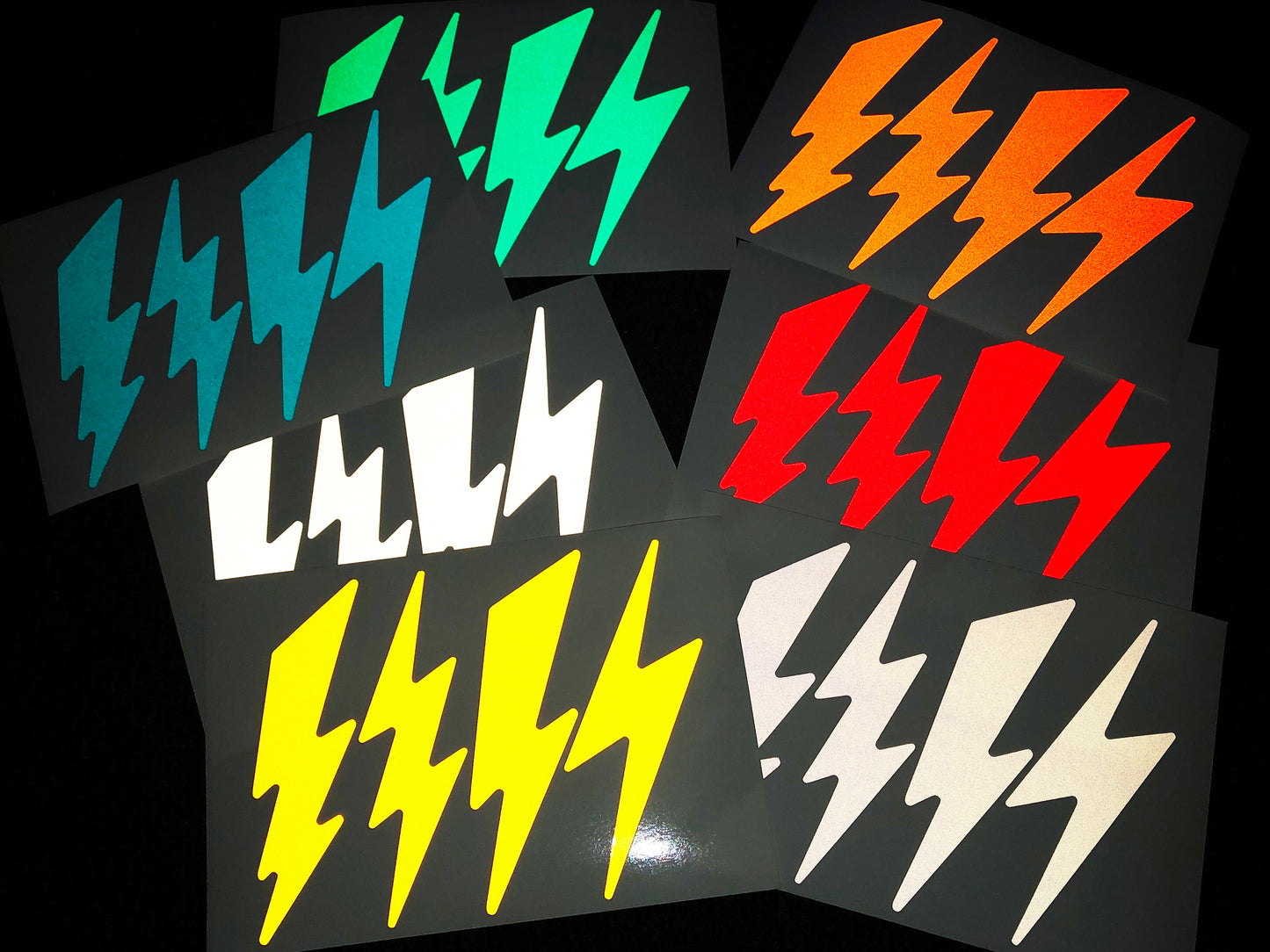 Valueviz Reflective Lightning Bolt (Extra Large) Stickers