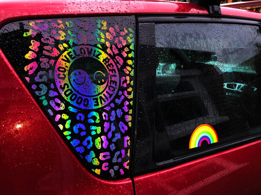 Reflective Rainbow Stickers
