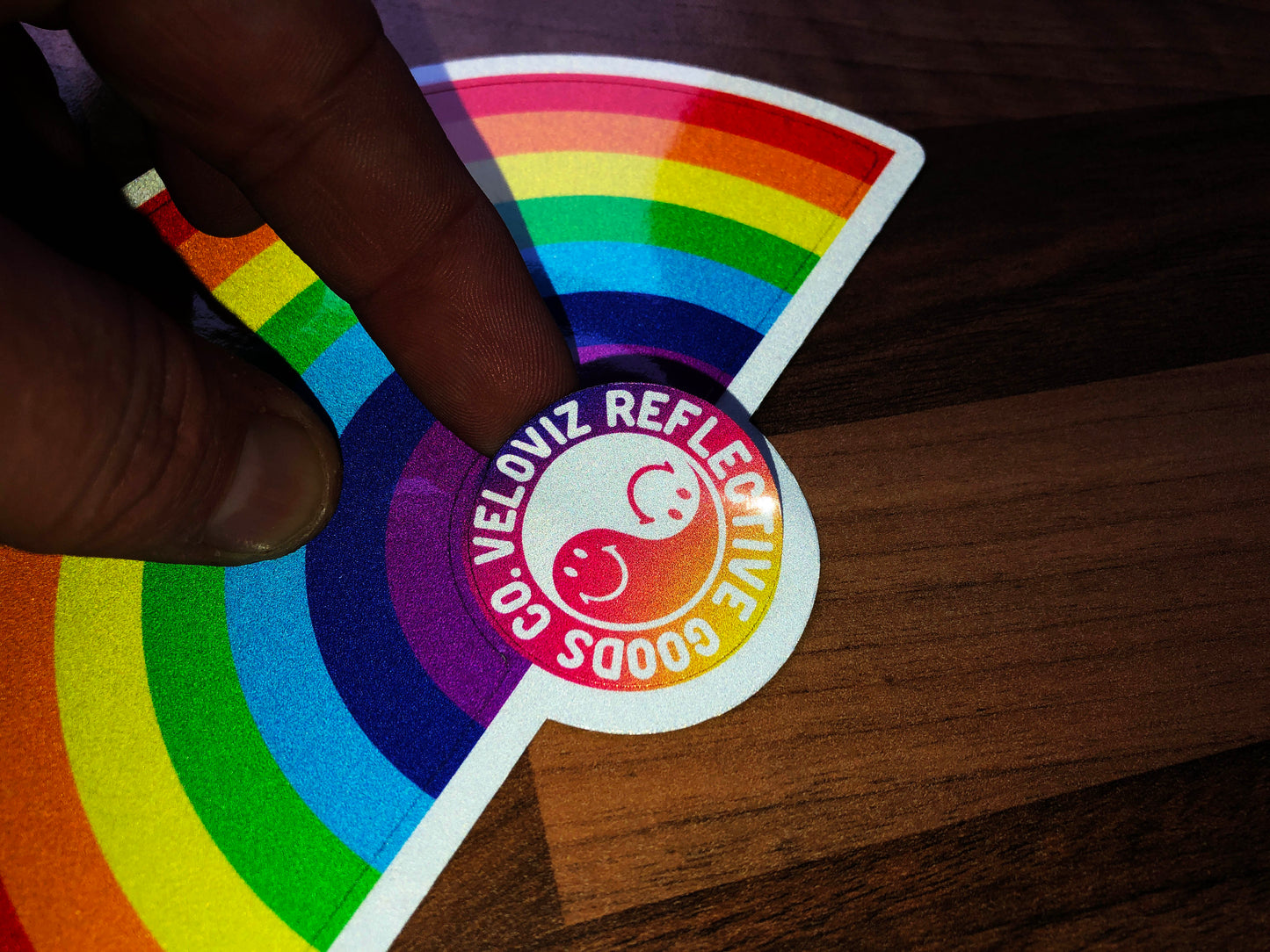 Reflective Rainbow Stickers
