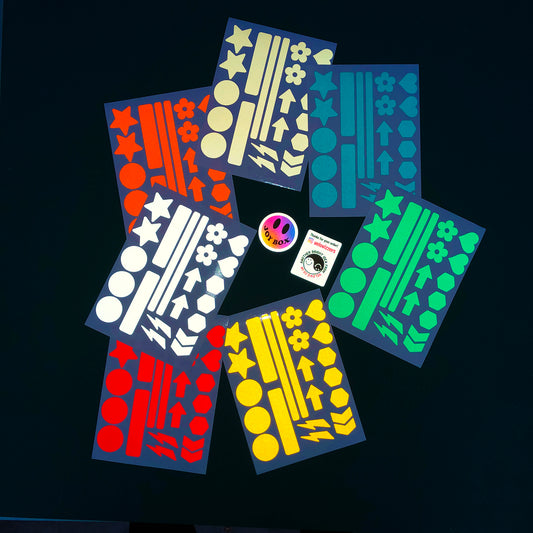 reflective cargo bike stickers