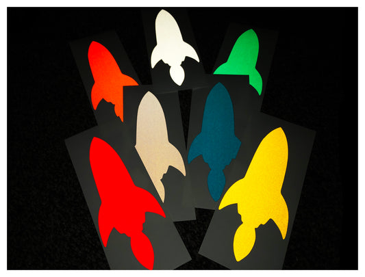 Valueviz Reflective Rocket (Extra Large) Stickers