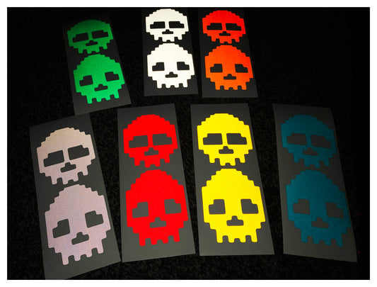 Valueviz Reflective Skulls (Large) Stickers