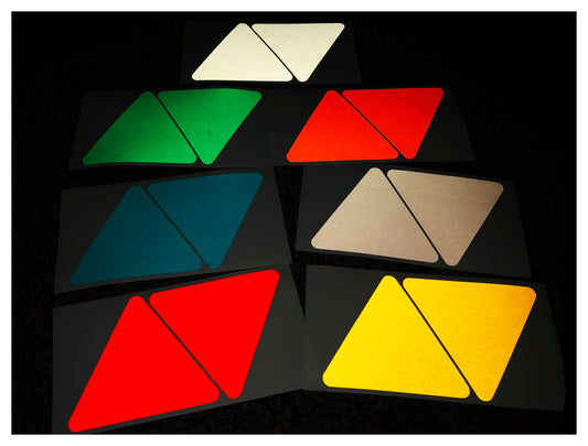 Valueviz Reflective Triangle (Large) Stickers