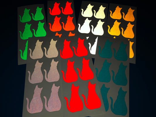 Valueviz Reflective Cat (MEDIUM) Stickers